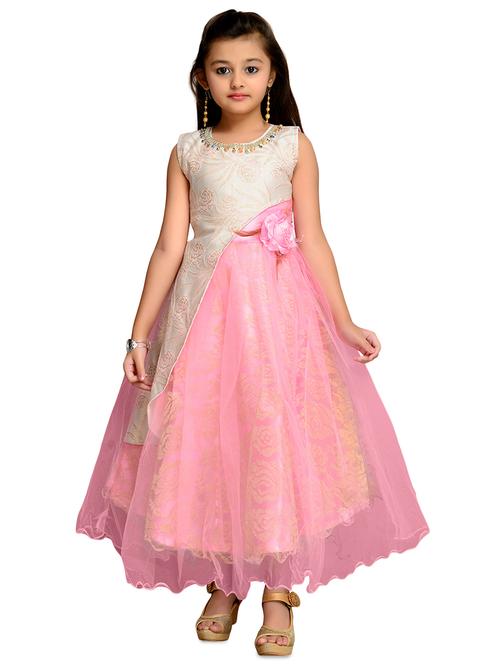 pink net party gown - 16184360 - Very Small Image - 1