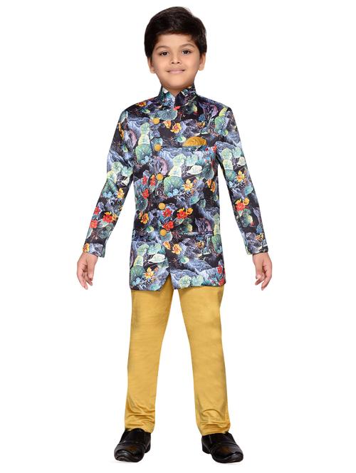 multi colored cotton kurta set - 16185385 - Very Small Image - 1