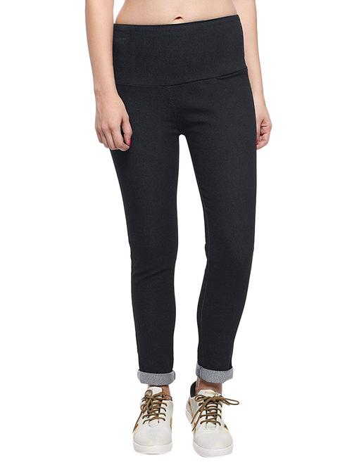 turn up hem high rise jegging - 16185820 - Very Small Image - 1