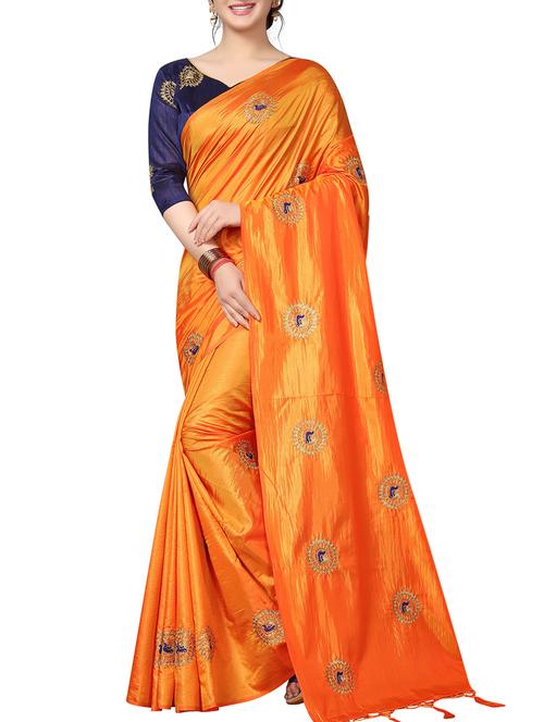 conversational embroidered saree - 16186726 - Very Small Image - 1