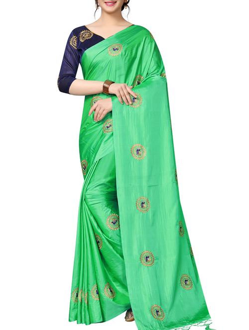 conversational embroidered saree - 16186727 - Very Small Image - 1