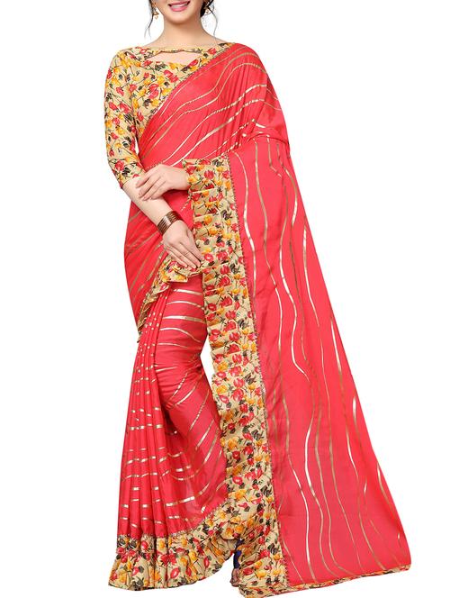 leheriya printed saree - 16186732 - Very Small Image - 1