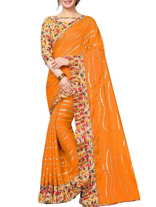 leheriya printed saree - 16186735 - Very Small Image - 1