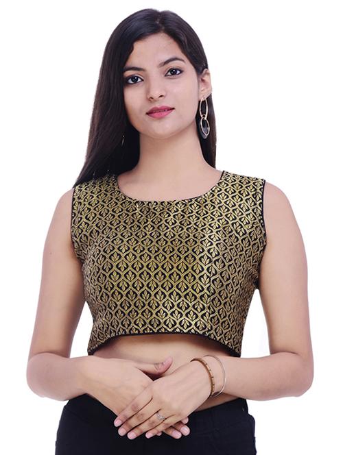 piping brocade blouse - 16186752 - Very Small Image - 1