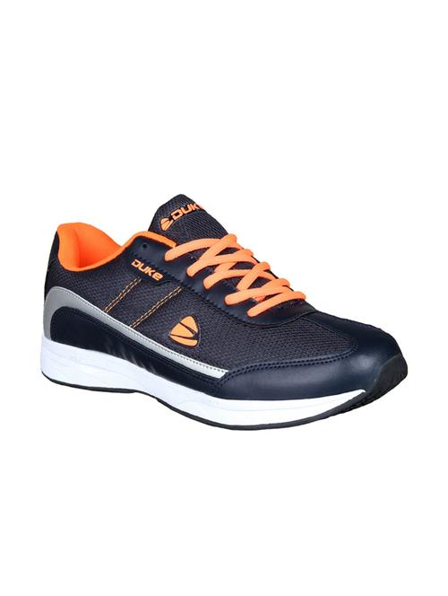 navy blue mesh sport shoes - 16187069 - Very Small Image - 1