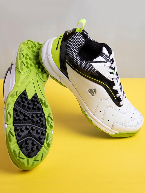 white leatherette sport shoes - 16187074 - Very Small Image - 1