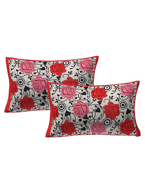 cotton printed pillow cover set(2 pieces)-27"x17" - 16188514 - Very Small Image - 1