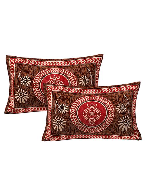cotton printed pillow cover set(2 pieces)-27"x17" - 16188526 - Very Small Image - 1