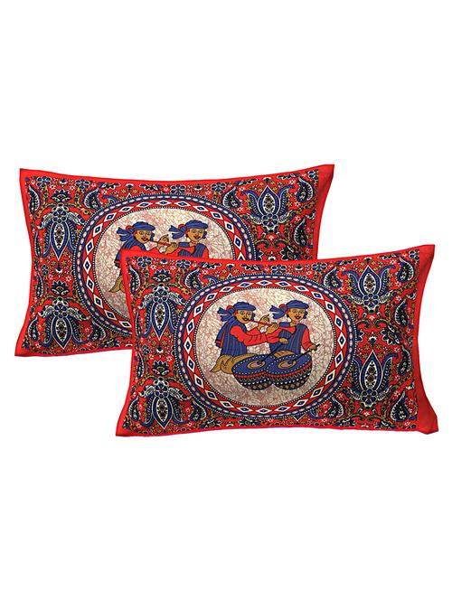 cotton printed pillow cover set(2 pieces)-27"x17" - 16188530 - Very Small Image - 1
