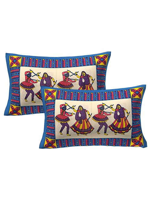 cotton printed pillow cover set(2 pieces)-27"x17" - 16188542 - Very Small Image - 1