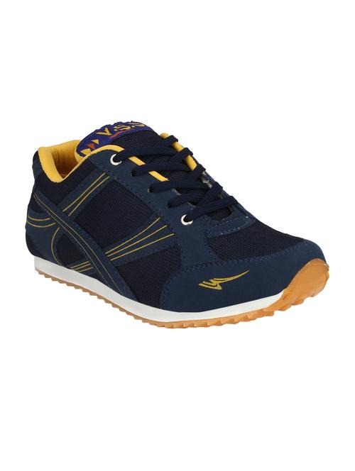 navy fabric sport shoes - 16189133 - Very Small Image - 1
