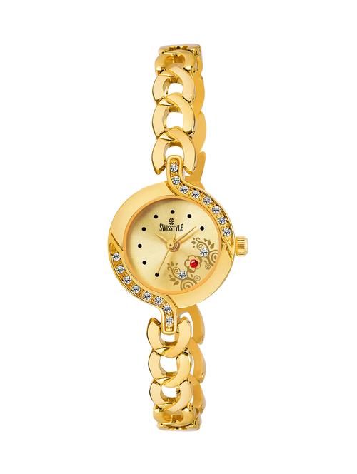 round dial analog watch-(ss-gr161-wht-ch) - 16189679 - Very Small Image - 1