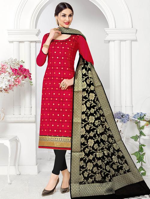 kaanth work unstitched suit - 16193175 - Very Small Image - 1