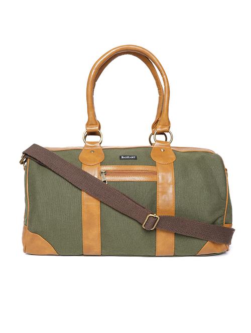 green canvas dufflebag - 16193299 - Very Small Image - 1
