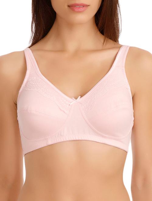 lace detail bow patch bra - 16194041 - Very Small Image - 1