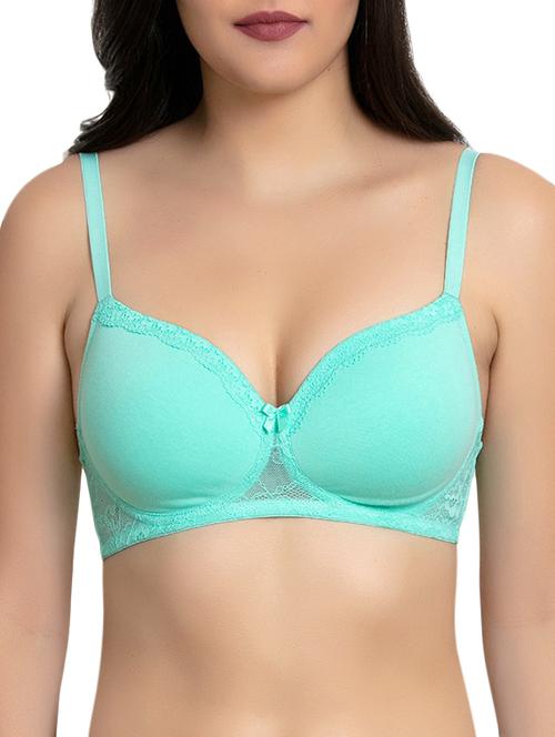 lace detail t-shirt bra - 16194053 - Very Small Image - 1