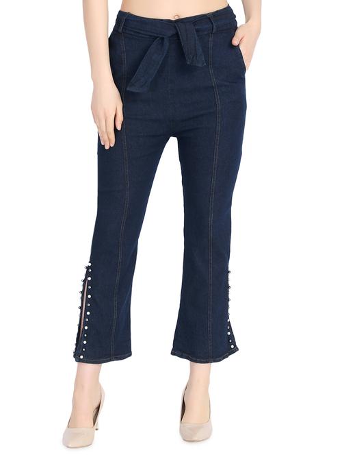 tie front embellished jean - 16194622 - Very Small Image - 1