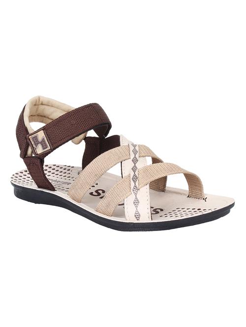 brown canvas back strap floaters - 16195485 - Very Small Image - 1