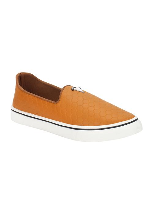 tan leatherette slipons - 16195499 - Very Small Image - 1