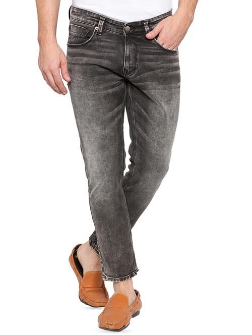 grey heavy washed jeans - 16195817 - Very Small Image - 1