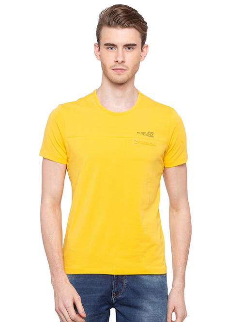yellow solid tshirt - 16195914 - Very Small Image - 1