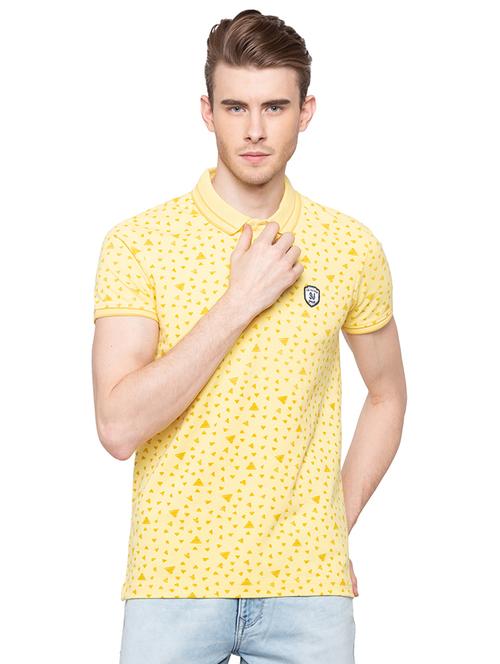 yellow all over print tshirt - 16195938 - Very Small Image - 1