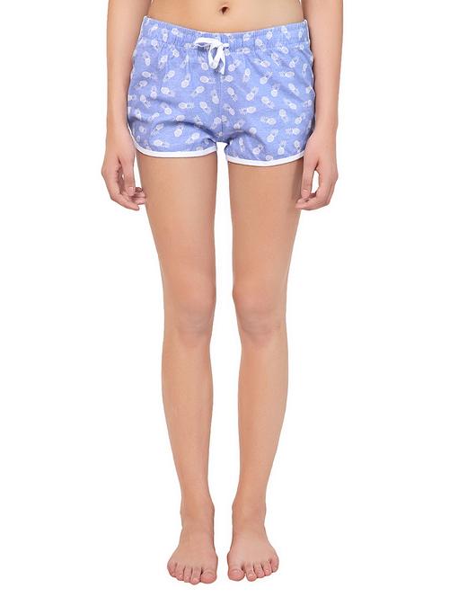 drawstring waist quirky print shorts - 16196096 - Very Small Image - 1