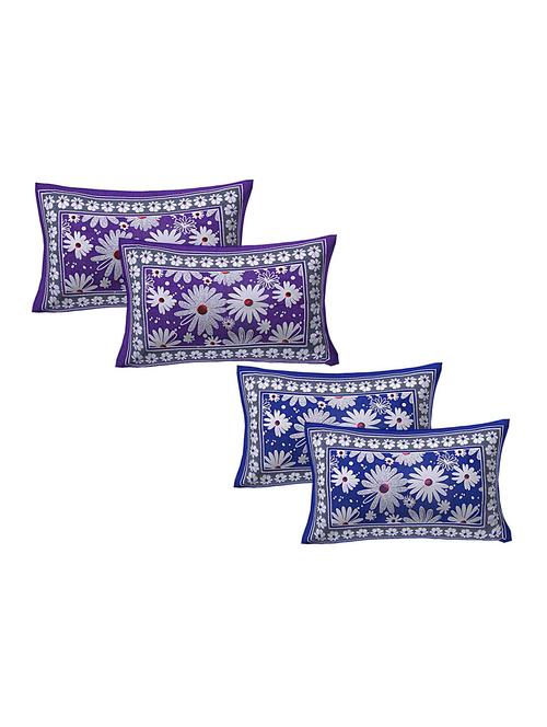cotton multicolor pillow covers 2 sets (4 pieces)-17"x27" - 16197623 - Very Small Image - 1