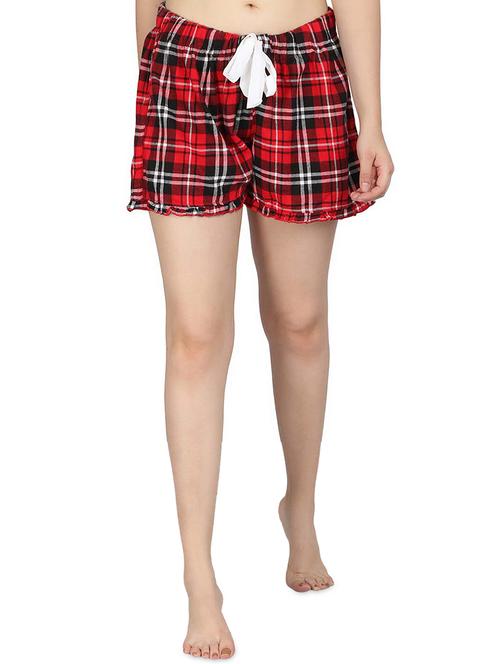 checkered sleepwear shorts - 16197672 - Very Small Image - 1
