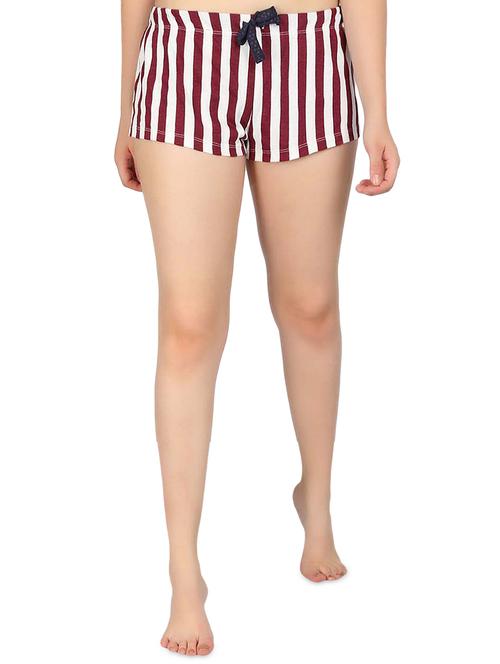 striped sleepwear shorts - 16197679 - Very Small Image - 1