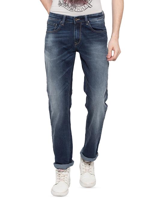 blue light washed denim jeans - 16197902 - Very Small Image - 1