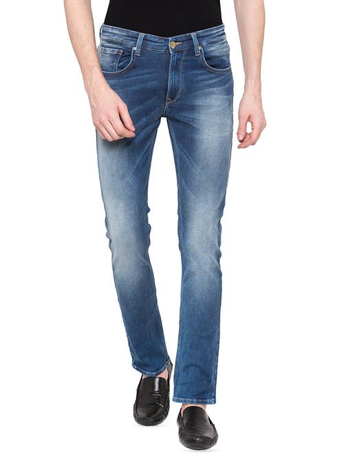 blue heavy washed jeans - 16197913 - Very Small Image - 1