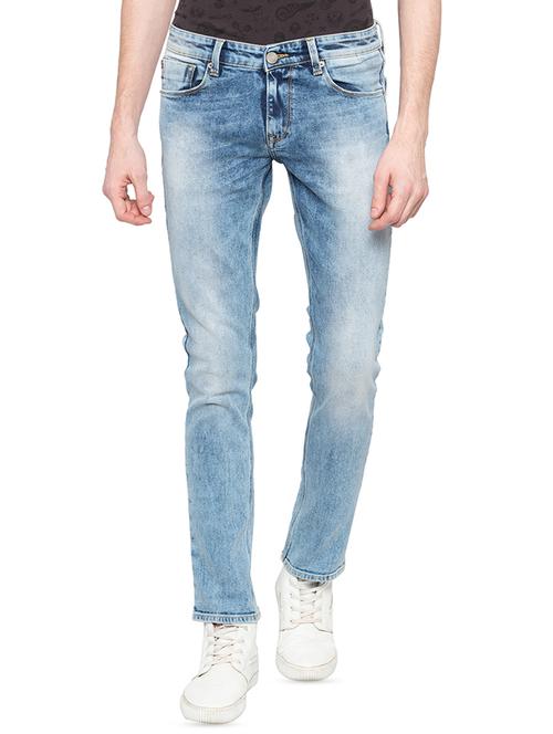 blue heavy washed denim jeans - 16197933 - Very Small Image - 1