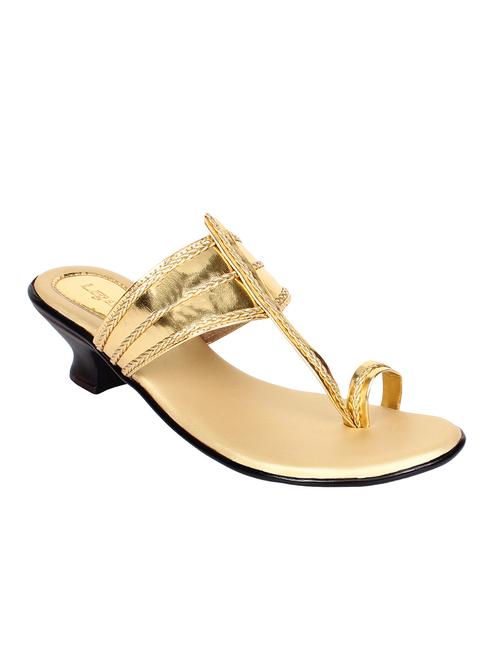 gold one toe sandals - 16198561 - Very Small Image - 1