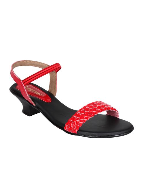 red back strap sandals - 16198566 - Very Small Image - 1