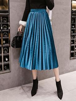 high rise accordion pleat skirt - 16198675 - Very Small Image - 1