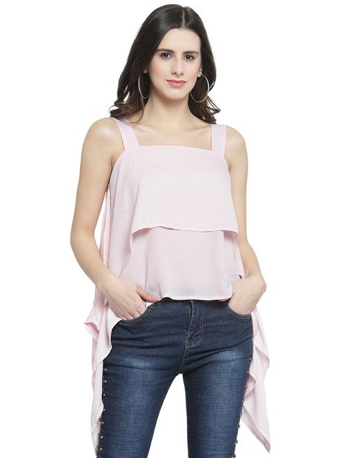 square neck asymmetric top - 16199216 - Very Small Image - 1