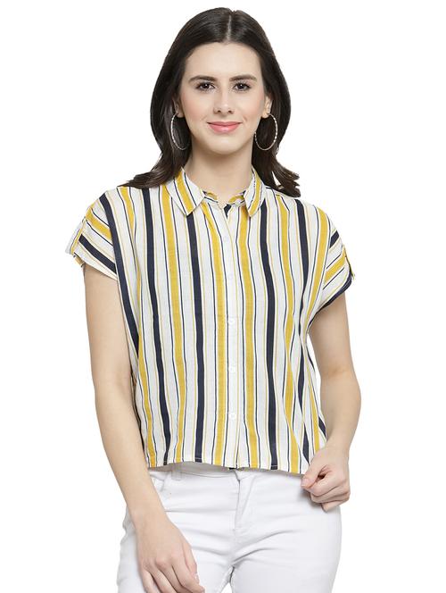 dolman sleeved striped shirt - 16199506 - Very Small Image - 1