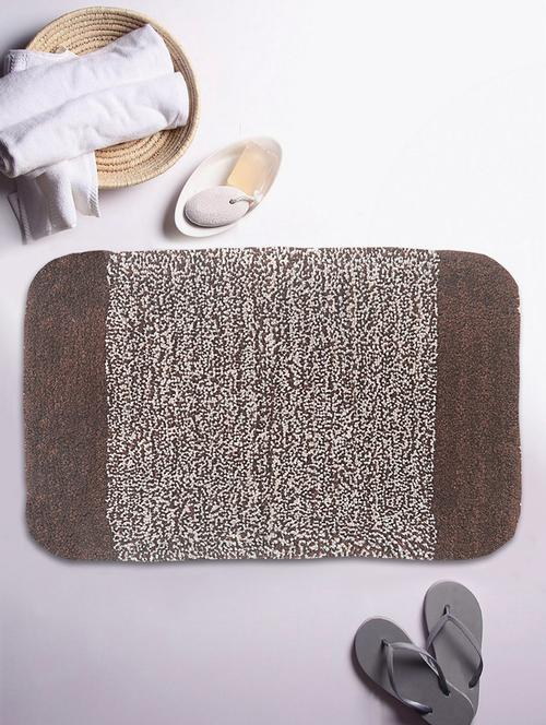 quilted micro fibre luxor memory foam bath mat with anti skid & hd rubber backing. - 16199523 - Very Small Image - 1