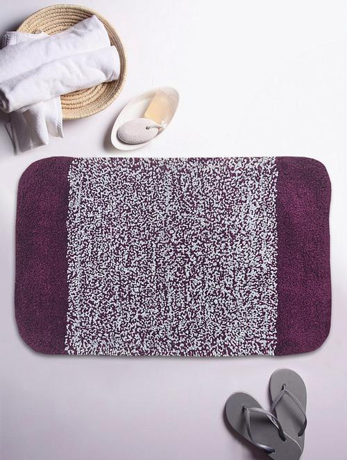 quilted micro fibre luxor memory foam bath mat with anti skid & hd rubber backing. - 16199527 - Very Small Image - 1