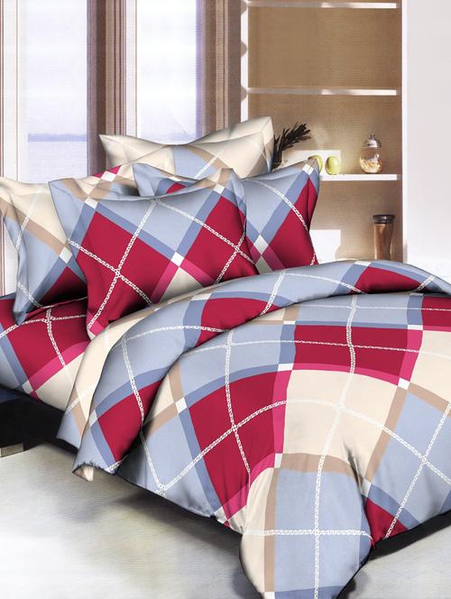 micro fibre single bedsheet with 1 pillow cover - 16199739 - Very Small Image - 1