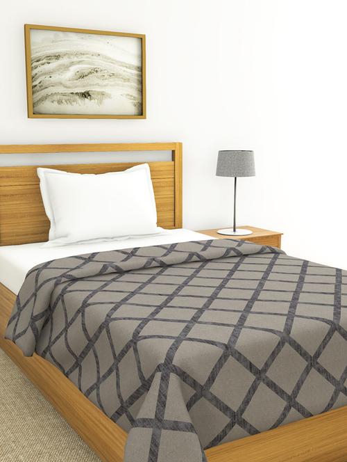 cotton single comforter (super silken filling - 100% cotton fabric) - 16200842 - Very Small Image - 1