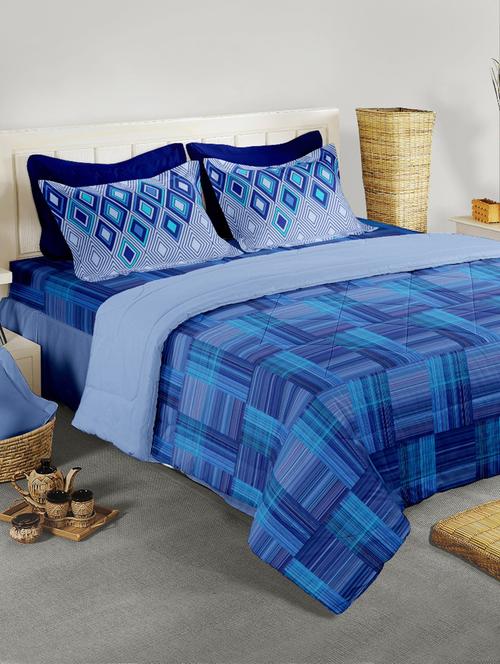 cotton single comforter (super silken filling - 100% cotton fabric) - 16202812 - Very Small Image - 1