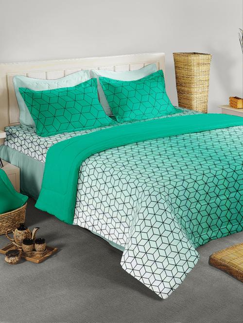 cotton single comforter (super silken filling - 100% cotton fabric) - 16202823 - Very Small Image - 1