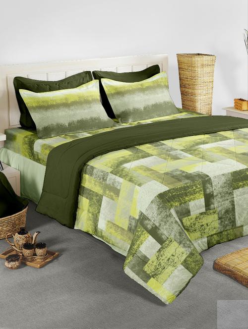 cotton double comforter (super silken filling - 100% cotton fabric) - 16202829 - Very Small Image - 1