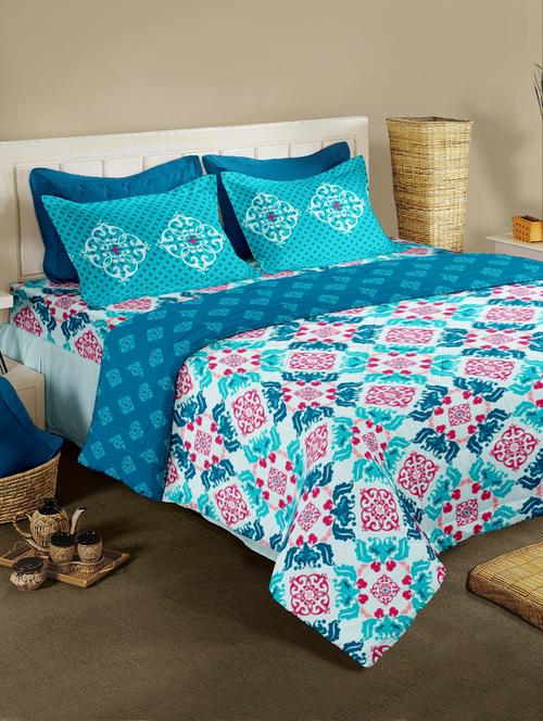 cotton double comforter (super silken filling - 100% cotton fabric) - 16202833 - Very Small Image - 1