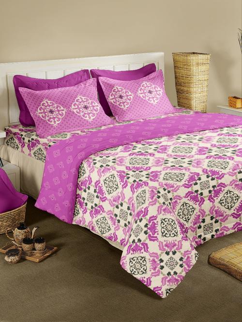 cotton double comforter (super silken filling - 100% cotton fabric) - 16202835 - Very Small Image - 1