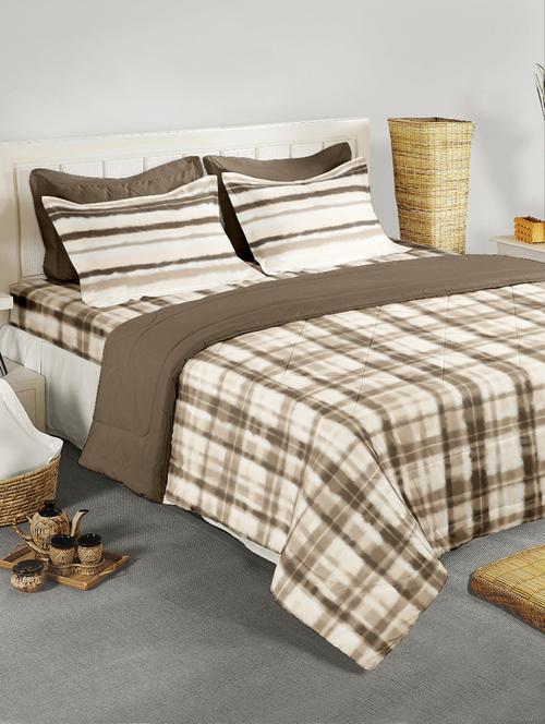 double bed comforter with silken filling - 16202844 - Very Small Image - 1