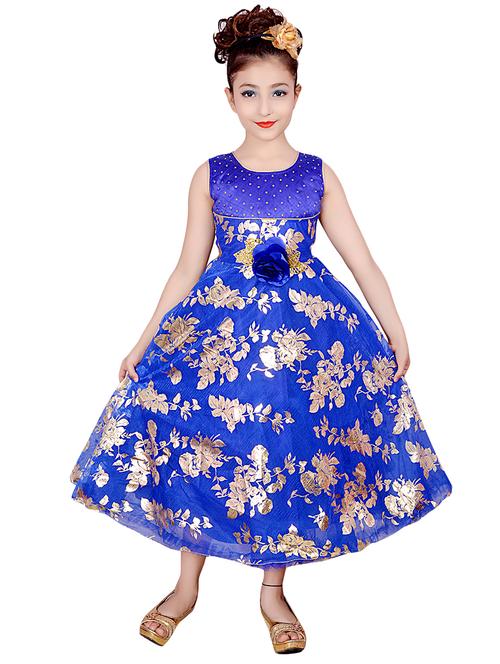 blue net frock - 16203337 - Very Small Image - 1