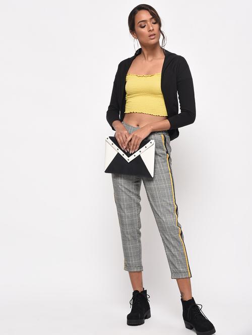 long sleeved solid shrug - 16204457 - Very Small Image - 1